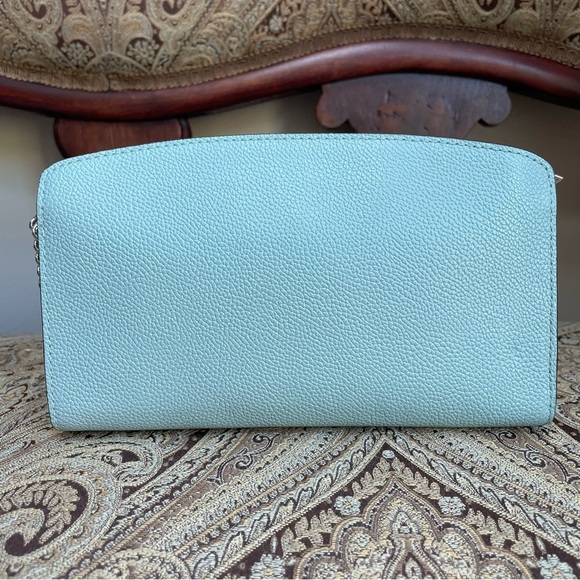 Kate Spade Margaux Small Crossbody Bag Hazy Blue Leather Chain Strap Retail $225 - Picture 7 of 16